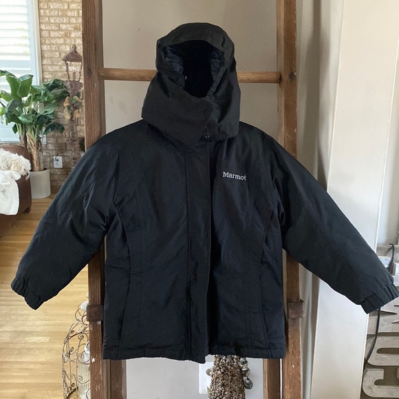 MARMOT KIDS GOOSE DOWN 650 FILL BLACK DOWN COAT MEDIUM